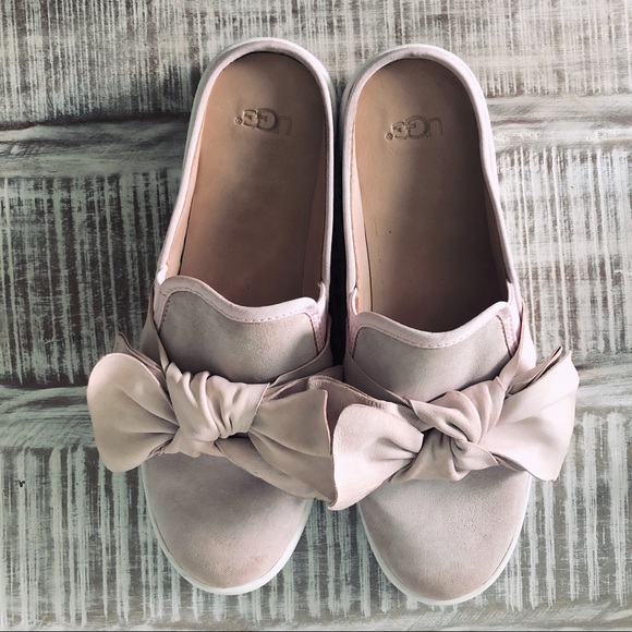 luci bow sneaker mule